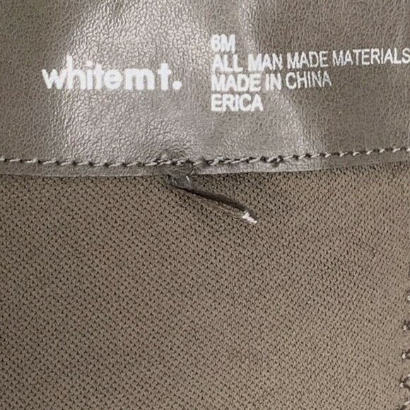 Whitemt. ERICA Women’s Low Heel Mid-Calf Riding Boots Old Olive Green - Picture 11 of 12